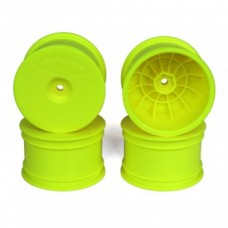 Speedline Buggy Wheels for Associated B6.1 - B64 / TLR 22 - 22-4 / Rear / YELLOW / 4pcs 2.2in