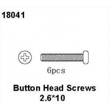 Button Head Screws 2.6*10, RCPRO 1/18 MT