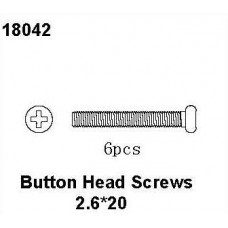 Button Head Screws 2.6*20, RCPRO 1/18 MT