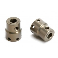 Aluminum F/R diff pinion couplers, 2pcs, Agama Aluminum F/R diff pinion couplers, 2pcs, Agama