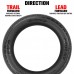 1/10 Array Clay Rear 2.2" Dirt Oval Tires (2)