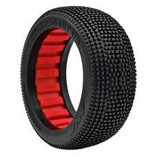 1:8 Component 2AB Soft Buggy Tires w/ Red Insrt by AKA 