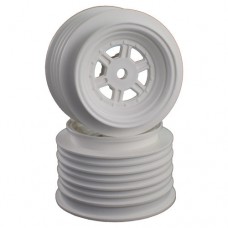 Gambler Rear Wheels for Late Model / MWM / Street Stock / 12mm Hex / AE -TLR / WHITE (4 PC) 1.7/2.2in