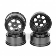 Trinidad SC Wheels for Associated SC5M - SC10 - ProSC / BLACK / 4pcs 2.2/3.0in Trinidad SC Wheels for Associated SC5M - SC10 - ProSC / BLACK / 4pcs 2.2/3.0in