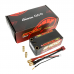 Gens Ace Redline 6100mAh 2S 7.4v Shorty Drag Race Lipo 96x46x35mm 298g 8mm Bullet