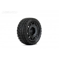 1/10 Rally AVANTGARDE/Radia Rim/Black/Super Soft/Glued (4PCS) MTD Tires by Jetko 1/10 Rally AVANTGARDE/Radia Rim/Black/Super Soft/Glued (4PCS) MTD Tires by Jetko