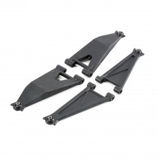 Front Suspension Arm Set Upper/Lower: Baja Rey by LOSI Front Suspension Arm Set Upper/Lower: Baja Rey by LOSI