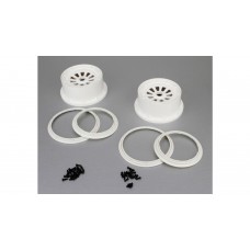 Wheel & Beadlock Set, White (2), 5T