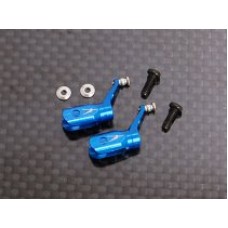 MCPX Metal Blade Grip w/ angular-contacted bearing -Blue MCPX Metal Blade Grip w/ angular-contacted bearing -Blue