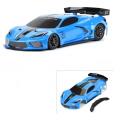 1/7 Chevy Corvette C8 Painted Body (Blue): Felony by Proline 1/7 Chevy Corvette C8 Painted Body (Blue): Felony by Proline