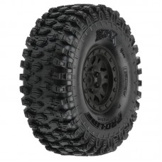 1/10 Hyrax G8 F/R 1.9' Crawler Tires Mounted 12mm Black Impulse (2) by Proline