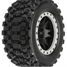 1/5 Badlands MX43 Pro-Loc F/R X-MAXX MTD 24mm Blk/Gry Impulse (2) by Proline