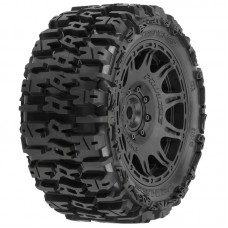 Trencher 5.7in Tires Mounted on Raid Black 8x48 Removable 24mm Hex Wheel 2 for X-MAXX, KRATON 8S & Other Large Vehicles Front or Rear Trencher 5.7in Tires Mounted on Raid Black 8x48 Removable 24mm Hex Wheel 2 for X-MAXX, KRATON 8S & Other Large Vehicles Front or Rear