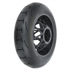 Supermoto V2 S3 Rear Tire Mounted on Black Supermoto Wheel for Promoto-MX/SM