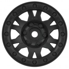 1/10 Impulse Front/Rear 1.9' 12mm Rock Crawler Wheels (2) Black by Proline