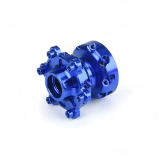 Pro-Spec Aluminum Front Hub, Blue: Promoto-MX Pro-Spec Aluminum Front Hub, Blue: Promoto-MX