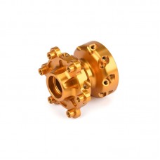 Pro-Spec Aluminum Front Hub, Gold: Promoto-MX