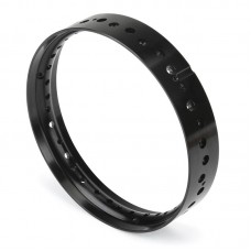 Pro-Spec Aluminum Front Rim, Black: Promoto-MX