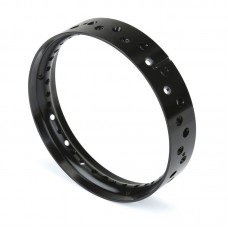 Pro-Spec Aluminum Rear Rim, Black: Promoto-MX