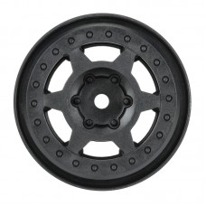 1/10 Holcomb F/R 1.55" 12mm Crawler Bead-Loc Wheels (2) Black 1/10 Holcomb F/R 1.55" 12mm Crawler Bead-Loc Wheels (2) Black