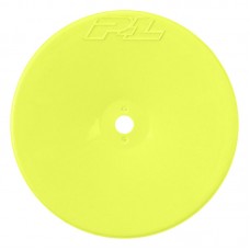 Velocity 2.0 Narrow 2WD Front 2.2' 12mm Buggy Wheels 22X (2) Yellow Stiff for Astro/Carpet by Proline