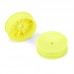 Velocity 2.0 Narrow 2WD Front 2.2' 12mm Buggy Wheels 22X (2) Yellow Stiff for Astro/Carpet by Proline