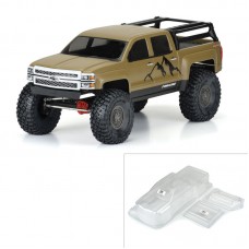 1/10 2015 Chevrolet Silverado Clear Body 13.9 WB Crawler by Proline
