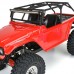 1979 Toyota Land Cruiser FJ40 Clear Body with Trail Cage & Scale Molded Accessories for 12.3'' (313mm) Wheelbase Scale Crawlers by Proline