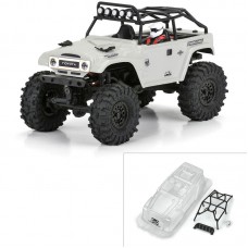 1979 Toyota Land Cruiser FJ40 Clear Body with Trail Cage for Axial SCX24 by Proline 1979 Toyota Land Cruiser FJ40 Clear Body with Trail Cage for Axial SCX24 by Proline