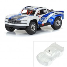 Pre-Cut 2019 Chevy Silverado Trophy Truck Clear Body for Arrma Mojave Grom by Proline Pre-Cut 2019 Chevy Silverado Trophy Truck Clear Body for Arrma Mojave Grom by Proline