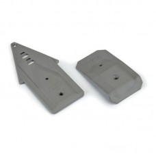 Bash Armor F/R Skid Plates (Stone Gray) for ARRMA 3S Vehicles by Proline Bash Armor F/R Skid Plates (Stone Gray) for ARRMA 3S Vehicles by Proline