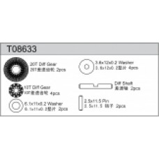 Diff Gear Set, Team C