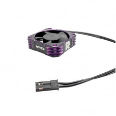 Aluminum 35x35mm Purple Ball Bearing Fan