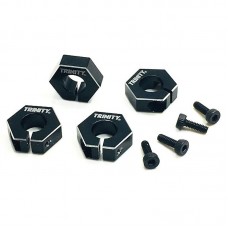 Clamping Aluminum Wheel Hexes EB410 Black (4)