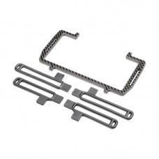 Battery Mount Set, Carbon: 22X/22X-T by TLR