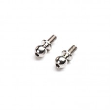 Ball Stud, 5.8mm x 6mm, Titanium (2): 22X by TLR