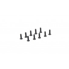 Flat Head Screws, M2.5 x 10mm (10) Flat Head Screws, M2.5 x 10mm (10)
