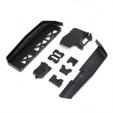 Battery Tray, Center Diff & Servo Mount: 8XE 2.0 by TLR
