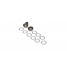 Rear Gearbox Bearing Inserts, Aluminum: 8X Rear Gearbox Bearing Inserts, Aluminum: 8X