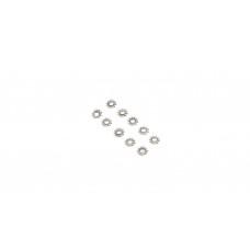 External Tooth Lock Washer, M3 (10) External Tooth Lock Washer, M3 (10)