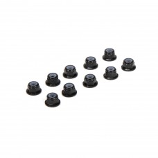 M3 Flanged Aluminum Lock Nuts, Black (10) M3 Flanged Aluminum Lock Nuts, Black (10)