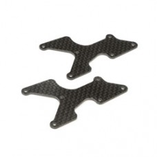 Rear Arm Inserts, Carbon: 8X by TLR Rear Arm Inserts, Carbon: 8X by TLR