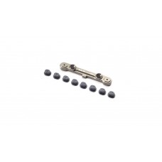 Adjustable Rear LRC Hinge Pin Br/w/Inserts: 8X by TLR Adjustable Rear LRC Hinge Pin Br/w/Inserts: 8X by TLR
