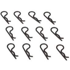 Body Clips, Black (12) by LOSI