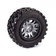 Limited Edition Badlands MX43 Pro-Loc F/R Mounted 24mm Gray/Black Impulse (2) for X-Maxx by Proline