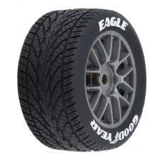Goodyear Eagle Rain Tire F/R MTD Grey for Losi NASCAR Race Car (4) by Proline