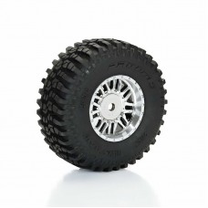 Flat Iron F/R Tires Mounted 12mm Hex Chrome Diablo (4) for Arrma Typhon Grom by Proline Flat Iron F/R Tires Mounted 12mm Hex Chrome Diablo (4) for Arrma Typhon Grom by Proline