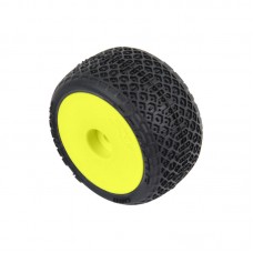 Electron 2.0 F/R Tires Mounted 7mm Yellow (4) for Losi Micro-T by Proline Electron 2.0 F/R Tires Mounted 7mm Yellow (4) for Losi Micro-T by Proline