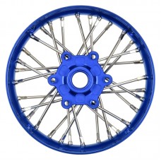 Pro-Spec Aluminum V2 Bead Front Wheel Assembled, Blue for Losi Promoto-SM by Proline Pro-Spec Aluminum V2 Bead Front Wheel Assembled, Blue for Losi Promoto-SM by Proline