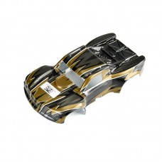 Limited Edition Pre-Cut/Pre-Painted 2019 Chevy Silverado Trophy Truck Tyson (Bronze/Black) Body for Arrma Mojave Grom by Proline Limited Edition Pre-Cut/Pre-Painted 2019 Chevy Silverado Trophy Truck Tyson (Bronze/Black) Body for Arrma Mojave Grom by Proline